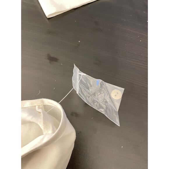 Soft Surroundings Womens Tunic Top Size 1X White Full Zip Modern Netural NWOT - Picture 5 of 10